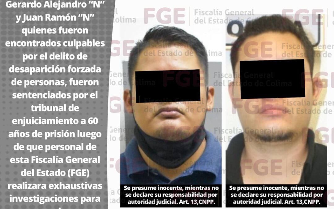 SENTENCIAS A 2 EX POLICÍAS A 60 AÑOS, LOS ENCUENTRAN CULPABLES DE HOMICIDIO