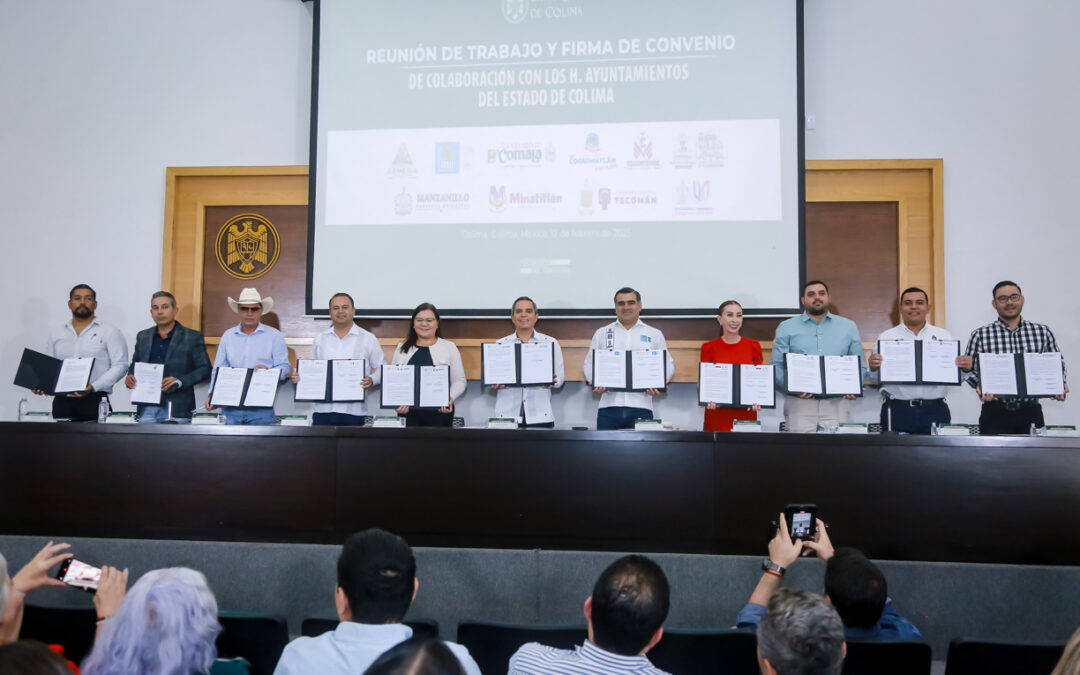 UDEC Y LOS DIEZ MUNICIPIOS DEL ESTADO FIRMAN CONVENIO GENERAL DE COLABORACIÓN
