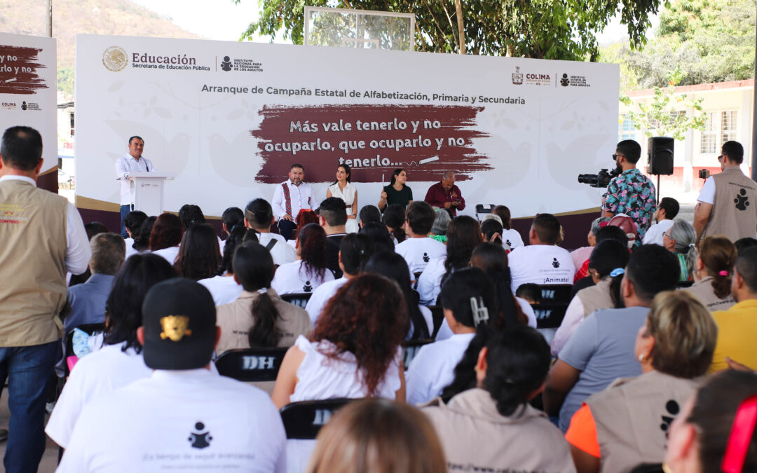 UDEC, PRESENTE EN EL ARRANQUE DE LA CAMPAÑA ESTATAL DE ALFABETIZACIÓN