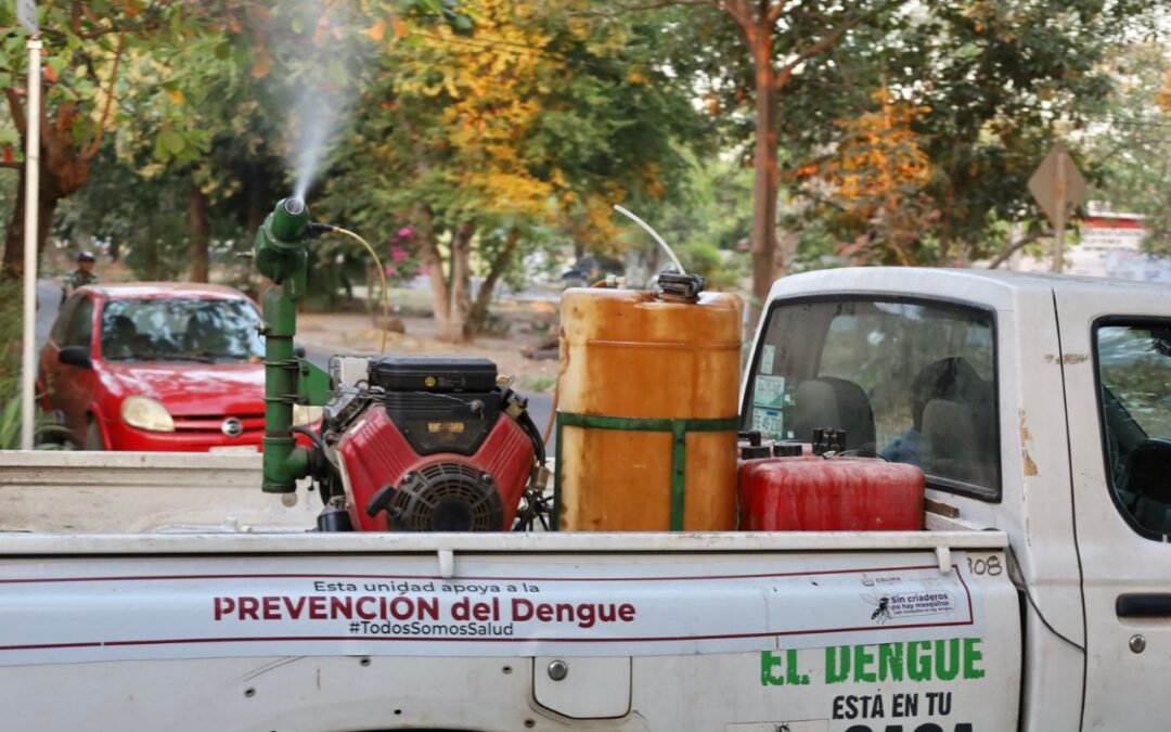 SECRETARÍA DE SALUD FUMIGA CONTRA DENGUE ESTE JUEVES EN COLIMA Y MANZANILLO