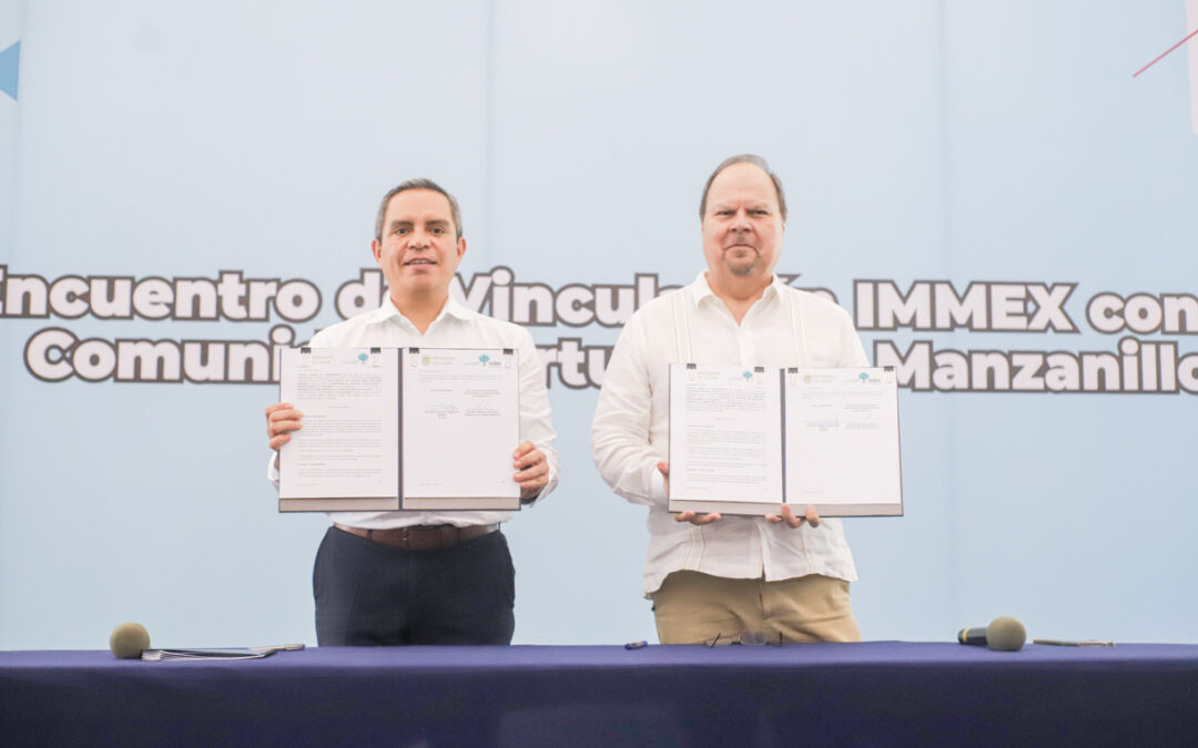 FIRMAN CONVENIO UDEC Y LA ASOCIACIÓN DE INDUSTRIAS MAQUILADORAS DE OCCIDENTE