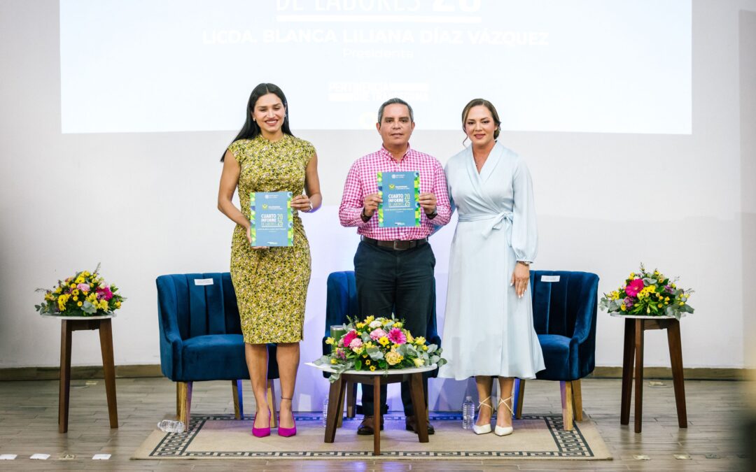 RINDE BLANCA LILIANA DÍAZ CUARTO INFORME AL FRENTE DEL VOLUNTARIADO DE LA UDEC