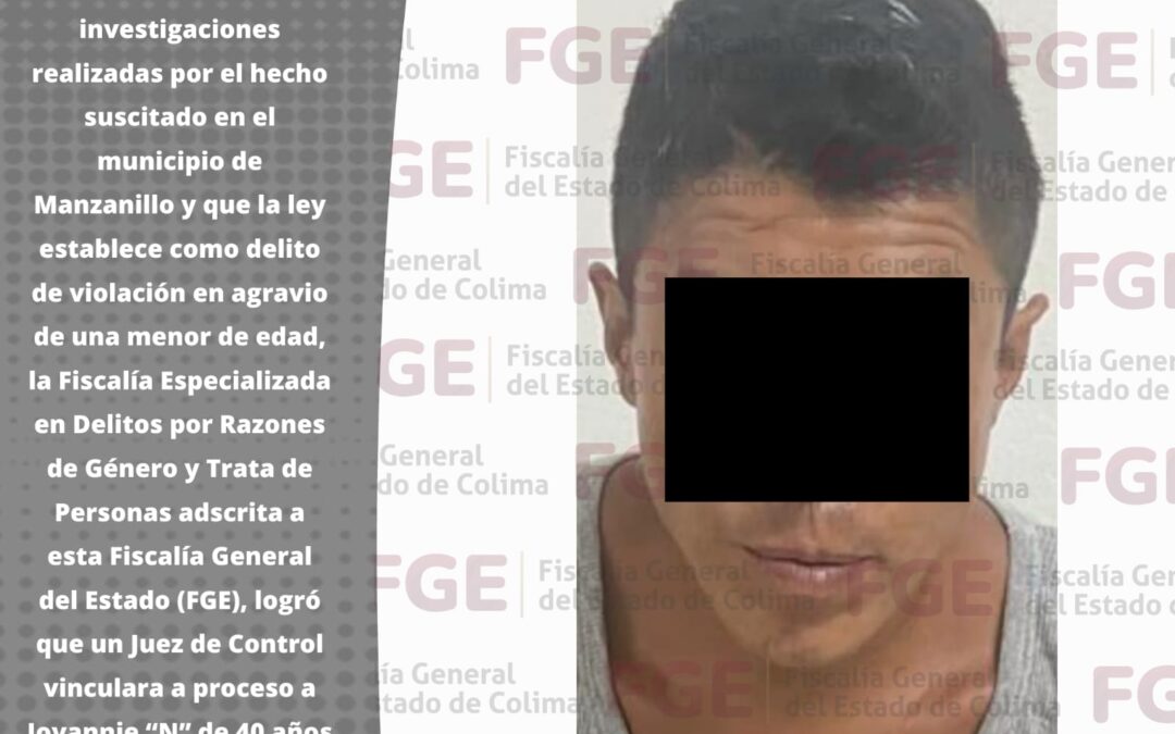 APREHENDEN Y ENCARCELAN A SUJETO, ENFRENTA ACUSACIONES POR VIOLACIÓN