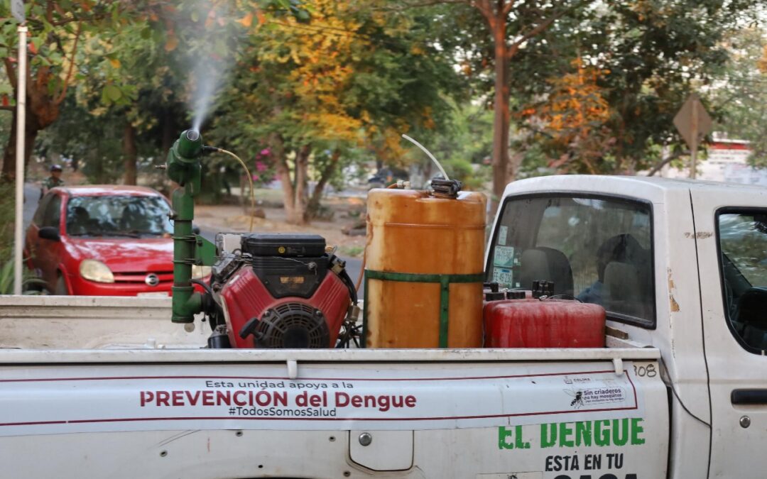 ORTALECE SALUD COLIMA PROTECCIÓN CONTRA EL DENGUE, CON FUMIGACIÓN EN MANZANILLO