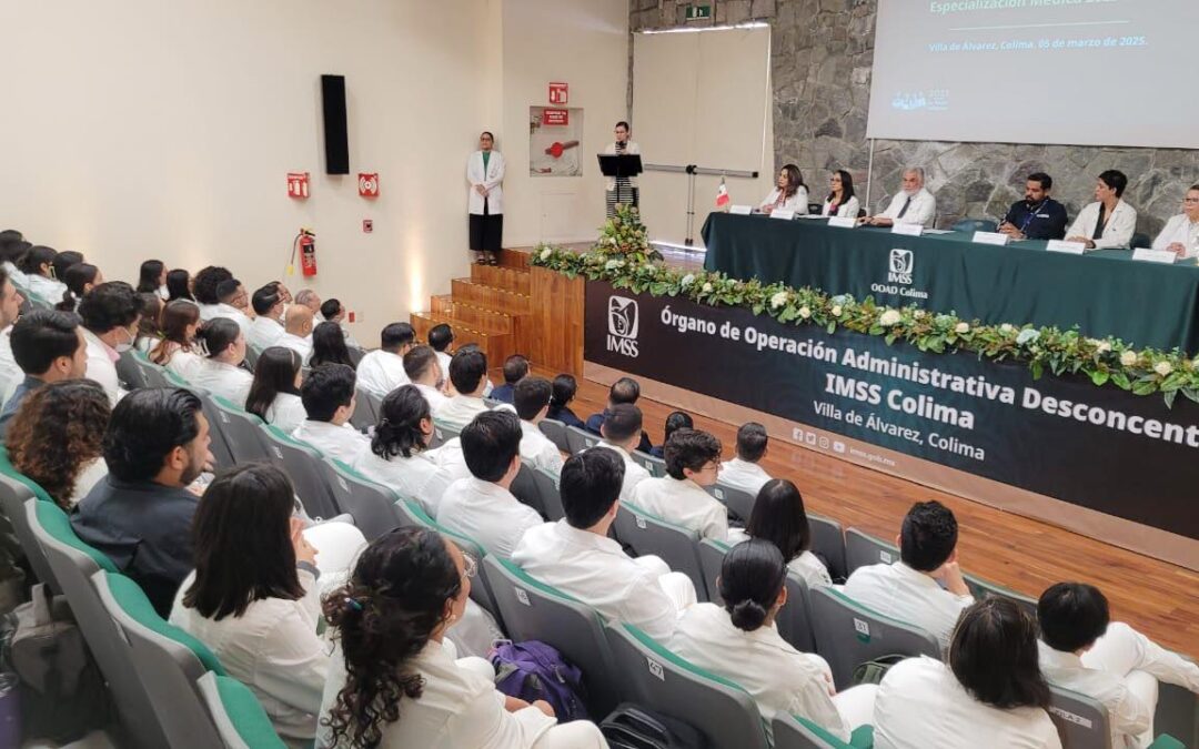 INAUGURA IMSS COLIMA CURSO DE ESPECIALIZACIÓN MÉDICA CICLO 2025-2026