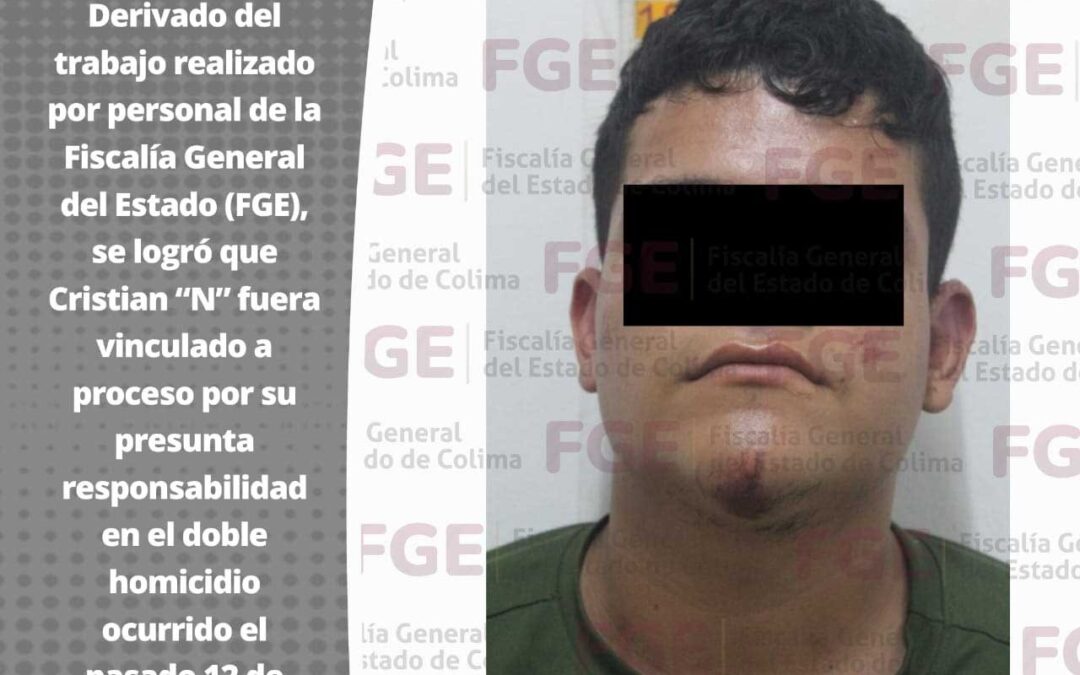 LOGRA FGE QUE VINCULEN A PROCESO A PRESUNTO HOMICIDA DE MANZANILLO
