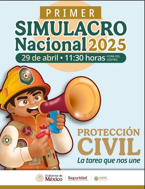 INVITAN A PARTICIPAR EN EL PRIMER SIMULACRO NACIONAL, EL MARTE 29 DE ...