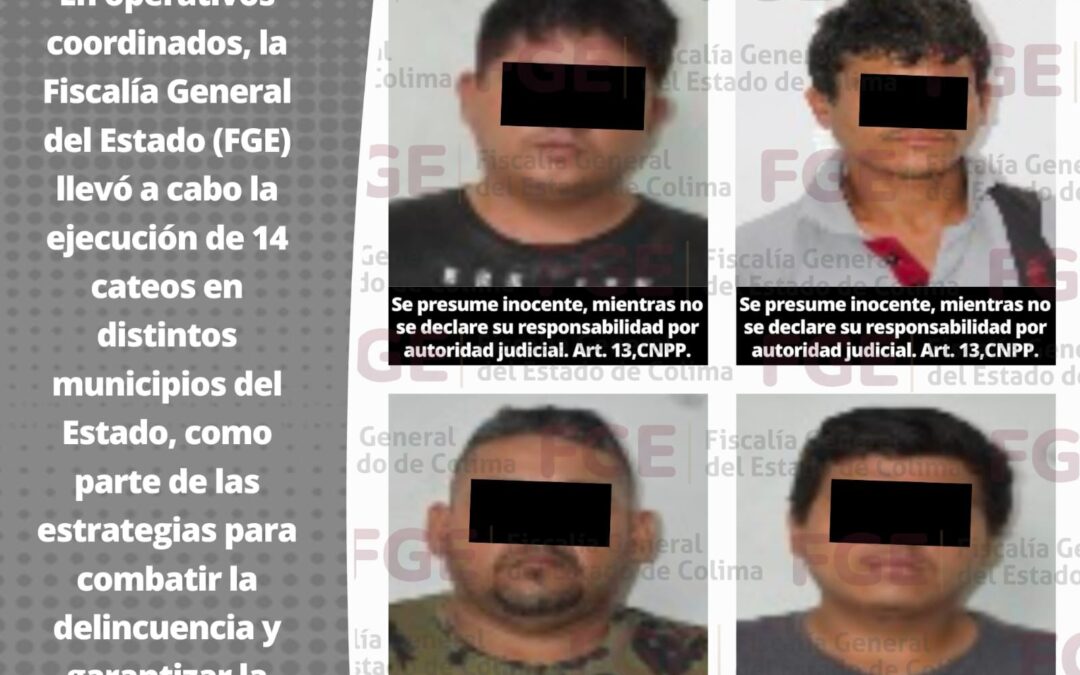 LOCALIZA FGE FOSAS CON RESTOS HUMANOS, DECOMISA DROGA Y DETIENE A 4