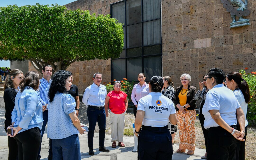 COMUNIDAD UNIVERSITARIA PARTICIPA EN EL PRIMER SIMULACRO NACIONAL 2025