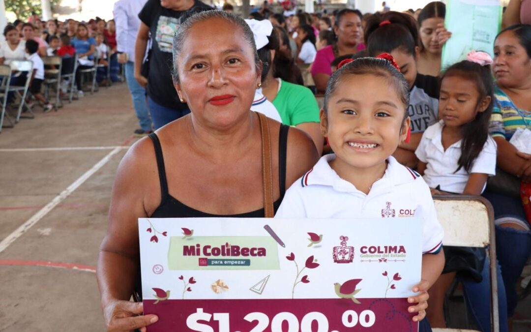 GOBIERNO DEL ESTADO DE COLIMA ENTREGA ESTE VIERNES MI COLIBECA PARA EMPEZAR A MÁS DE 1,850 ESTUDIANTES EN ARMERÍA