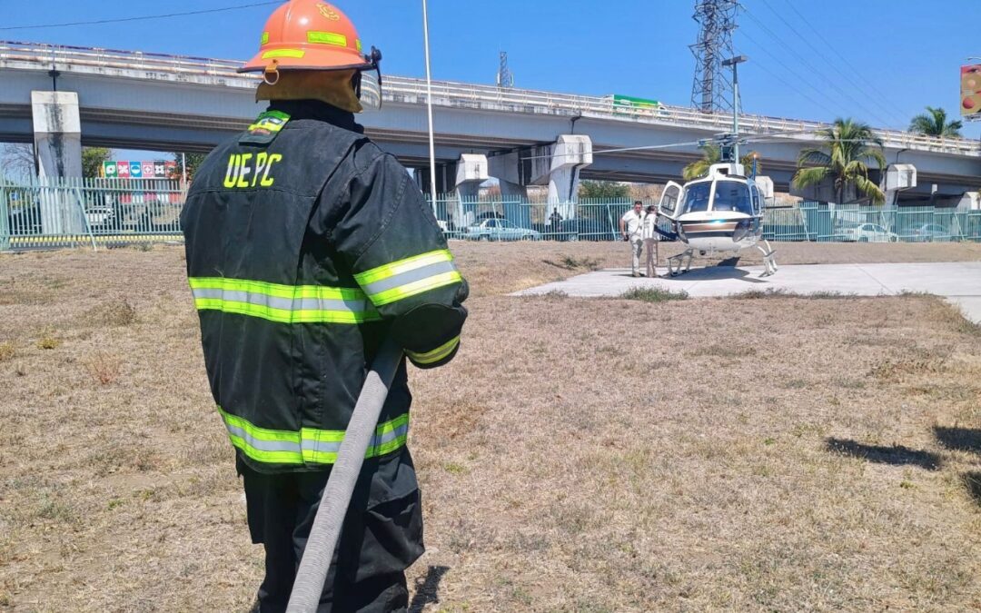 ATIENDE SALUD COLIMA A NIÑO POR QUEMADURAS DE SEGUNDO GRADO; FUE ESTABILIZADO EN EL HRU Y TRASLADADO EN HELICÓPTERO A GUADALAJARA