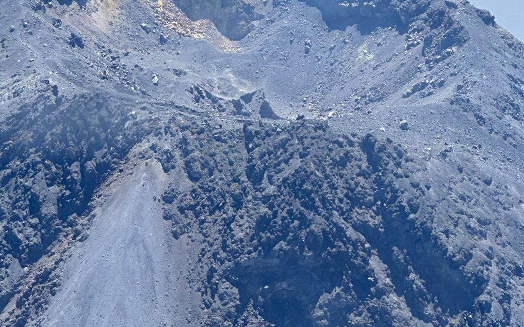 UEPC COLIMA PIDE NO ACERCARSE AL VOLCÁN DE FUEGO NI REALIZAR SENDERISMO; HAY DERRUMBES TRAS EL SISMO