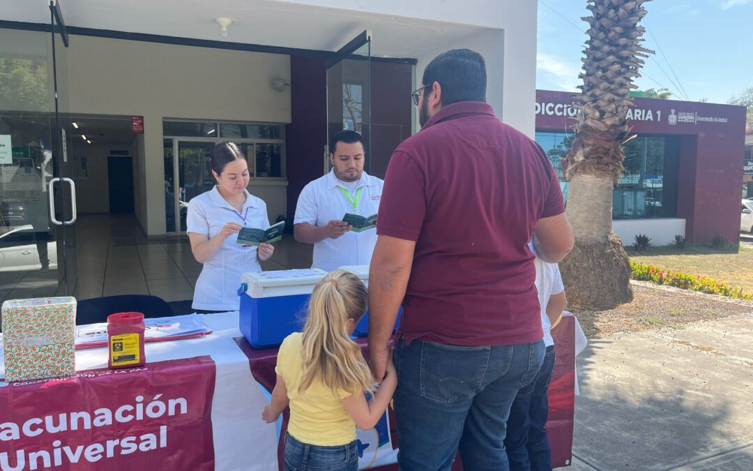 APLICARÁ SALUD CASI 5 MIL DOSIS EN LA SEMANA NACIONAL DE VACUNACIÓN