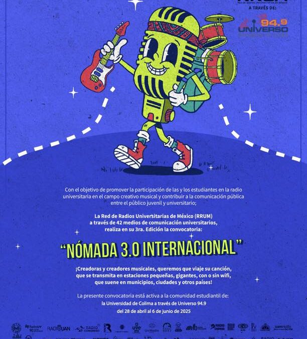 INVITAN A PARTICIPAR EN CONCURSO MUSICAL NACIONAL NÓMADA 3.0 INTERNACIONAL