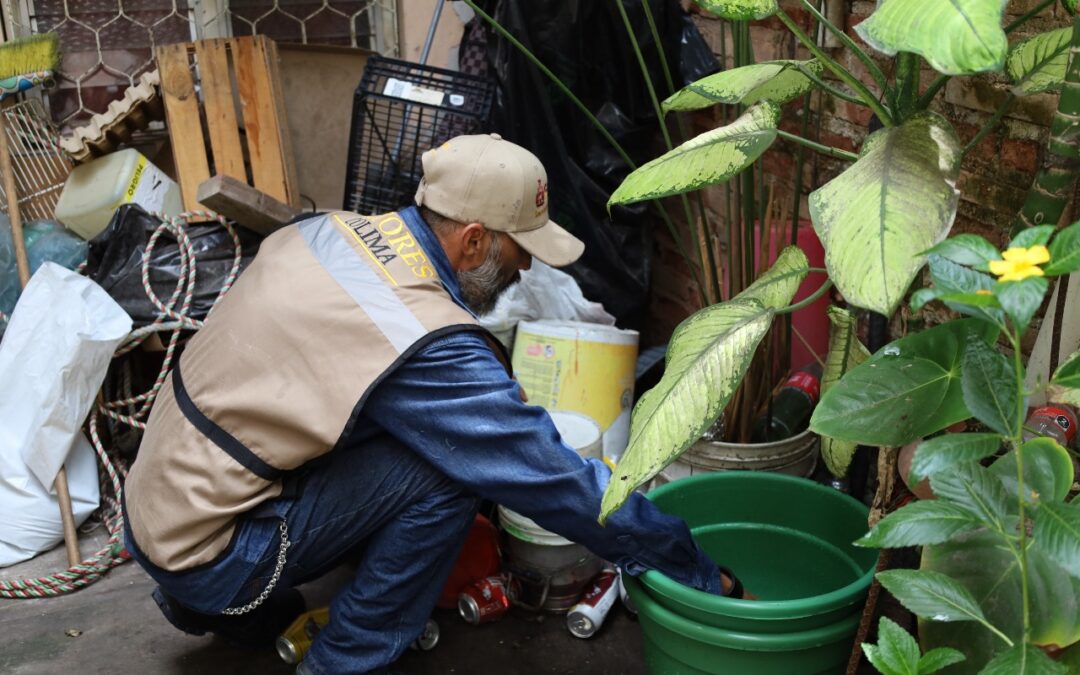 REFUERZA SALUD COLIMA ACCIONES DE CONTROL LARVARIO POR AUMENTO DE CASOS PROBABLES