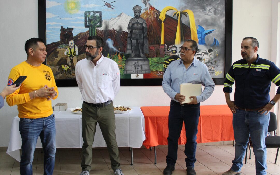 EL H. AYUNTAMIENTO DE COLIMA Y LA COORDINACIÓN MUNICIPAL DE PROTECCIÓN CIVIL AGRADECEN A TERNIUM MÉXICO LA DONACIÓN DE UN VEHÍCULO RAM