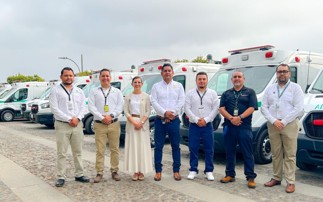 RECIBE IMSS COLIMA 13 NUEVAS AMBULANCIAS, REFORZARÁN TRASLADOS MÉDICOS