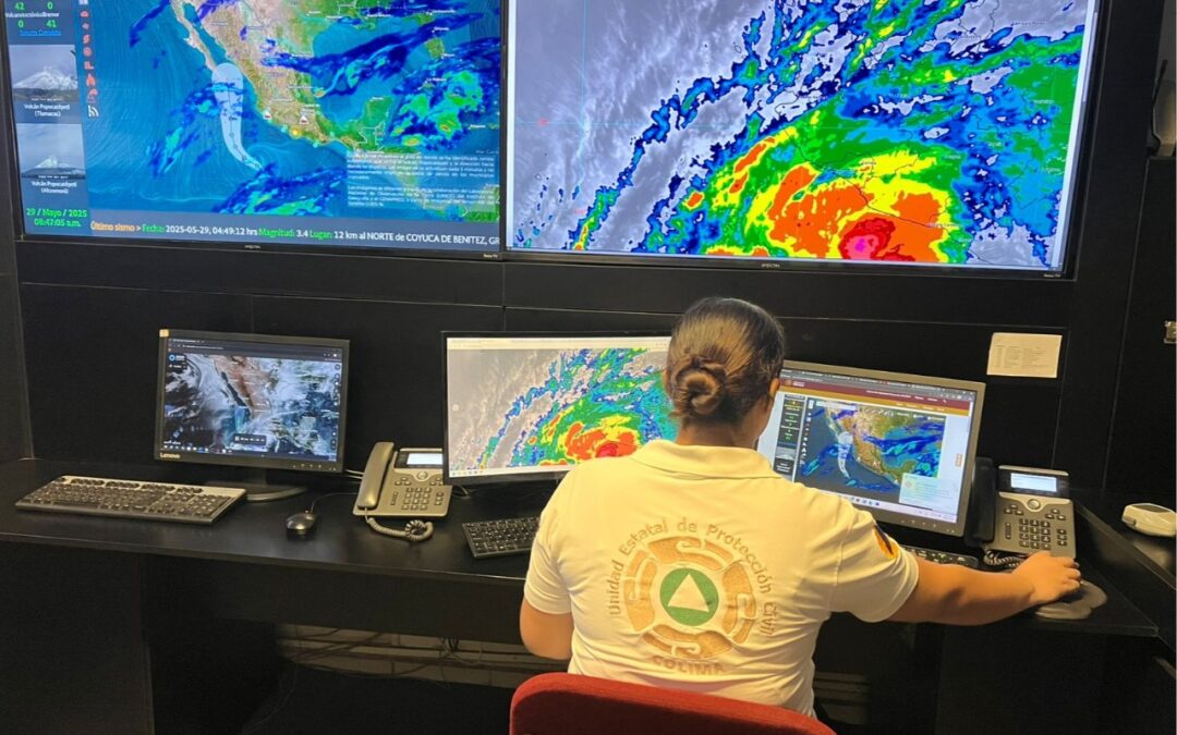 PRONOSTICAN LLUVIAS FUERTES EN ZONAS DEL ESTADO POR PRESENCIA DE TORMENTA TROPICAL ‘ALVIN’