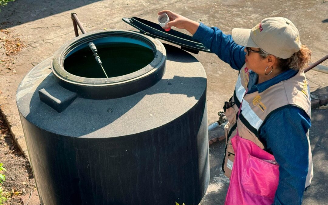 EXHORTA SALUD COLIMA A ELIMINAR CRIADEROS DEL MOSCO TRANSMISOR DEL DENGUE