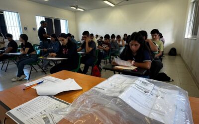 PARA ENTRAR A BACHILLERATO PRESENTAN CASI 5 MIL 500 ASPIRANTES EL EXANI-I, EN LA UNIVERSIDAD DE COLIMA