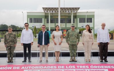 ENCABEZA GOBERNADORA EN COLIMA REUNIONES REGIONALES DE SEGURIDAD CON AGUASCALIENTES, JALISCO, NAYARIT Y ZACATECAS