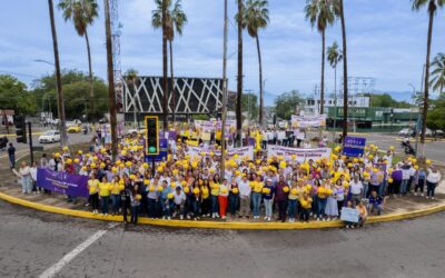 GOBERNADORA INDIRA VIZCAÍNO ENCABEZA JORNADA MASIVA DE BOTEO PARA APOYAR A LA COLECTA ANUAL 2025 DE TELETÓN