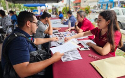 MÁS DE 200 PERSONAS PARTICIPAN EN LA ‘FERIA DE EMPLEO COLIMA 2025’; HUBO MÁS DE 350 VACANTES