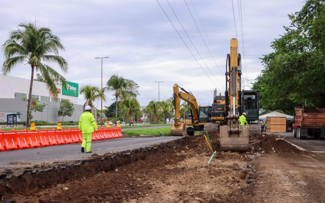 SICT Y SEIDUM SUPERVISAN TRABAJOS EN EL PASO SUPERIOR VEHICULAR ARCO NORTE