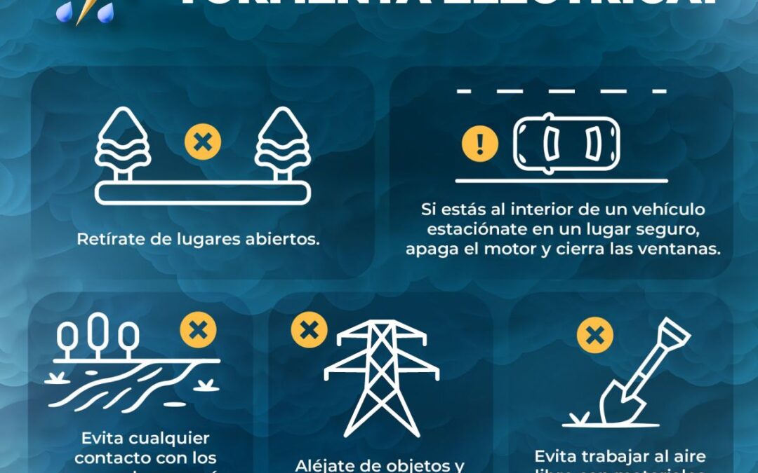 ‘BALTO UEPC COLIMA’ COMPARTE INFORMACIÓN IMPORTANTE Y RECOMENDACIONES EN CASO DE TORMENTA ELÉCTRICA