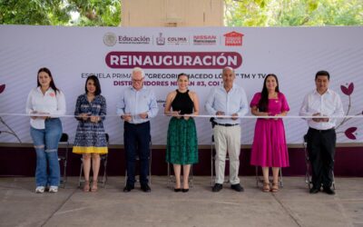 INDIRA VIZCAÍNO REINAUGURÓ LA ESCUELA PRIMARIA DISTRIBUIDORES NISSAN # 3 ‘GREGORIO MACEDO LÓPEZ’