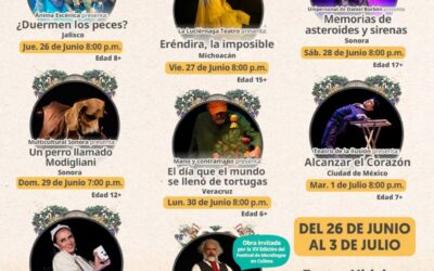 CULTURA COLIMA PRESENTA EL PROGRAMA OFICIAL DEL 20° FESTIVAL DE MONÓLOGOS