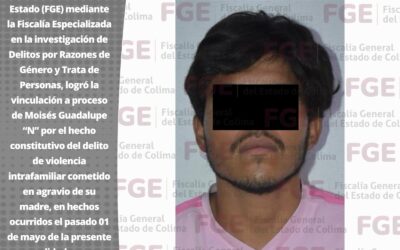 VINCULAN A PROCESO A HOMBRE POR VIOLENCIA INTRAFAMILIAR EN AGRAVIO DE SU MADRE