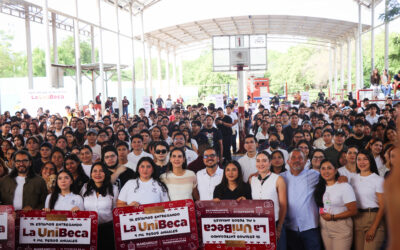 MÁS DE 1,300 ESTUDIANTES RECIBEN APOYO DEL PROGRAMA UNIBECAS, EN MANZANILLO