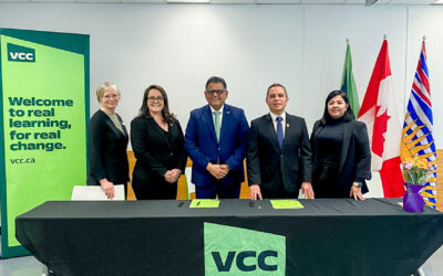 UDEC Y EL VANCOUVER COMMUNITY COLLEGE FIRMAN CONVENIO PARA FORTALECER ALIANZA ACADÉMICA