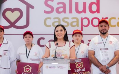 GOBERNADORA INDIRA VIZCAÍNO PARTICIPA VIRTUALMENTE EN ARRANQUE DE ‘SALUD CASA POR CASA’