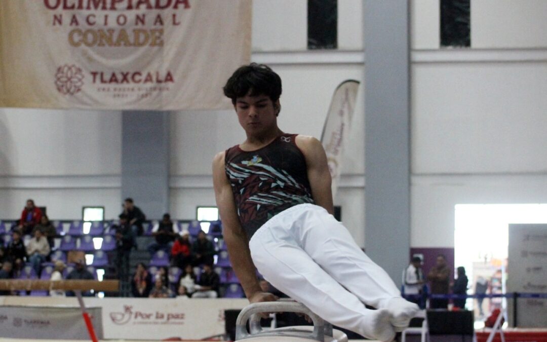 COLIMENSE RICARDO HERNÁNDEZ CALIFICA A TRES FINALES EN GIMNASIA ARTÍSTICA DE LA OLIMPIADA NACIONAL 2025