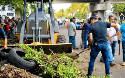 PARTICIPA SINDICATO UNIÓN Y ARMONÍA EN LIMPIEZA DE LA CAPITAL