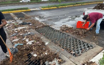 PIDE TEY A VILLALVARENSES NO TIRAR BASURA EN LAS CALLES PARA EVITAR INUNDACIONES