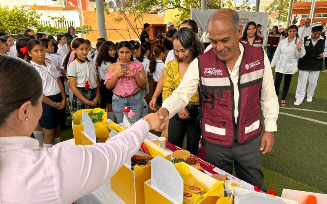 LLEGA LA FERIA DE LA SALUD A LA ESCUELA PATRICIO ARAUJO, EN VILLA DE ÁLVAREZ