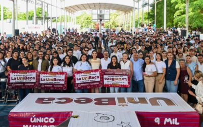 MÁS DE 2 MIL 600 ESTUDIANTES RECIBEN UNIBECA, APOYO CREADO POR EL GOBIERNO DE ROSI BAYARDO