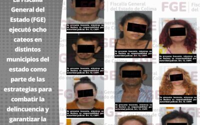 EN CATEOS, FGE DETIENE A DIEZ PERSONAS Y DECOMISA DROGA; ADEMÁS, ASEGURA A SIETE PERROS POR MALTRATO ANIMAL