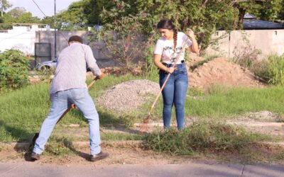 REALIZAN BRIGADA DE LIMPIEZA EN LA AVENIDA VENUSTIANO CARRANZA