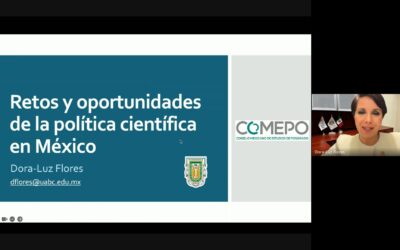 NECESARIO, BUSCAR ALTERNATIVAS PARA DESARROLLAR LA CIENCIA EN MÉXICO: LUZ FLORES