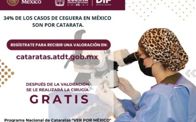DIF ESTATAL COLIMA OFRECE EN CIRUGÍAS GRATUITAS DE CATARATA, A TRAVÉS DE ‘VER POR MÉXICO’