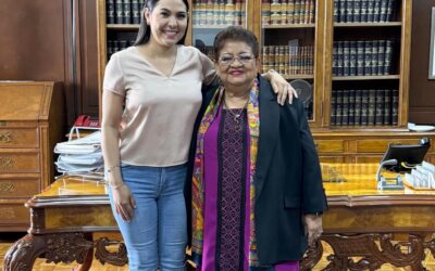 INDIRA VIZCAÍNO Y ERNESTINA GODOY ANALIZAN DETALLES JURÍDICOS DE PROYECTOS ESTRATÉGICOS EN BENEFICIO DE COLIMENSES