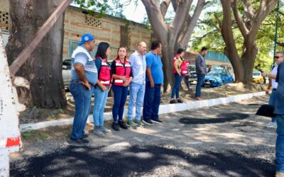 SUPERVISA TEY OPERACIÓN BACHEO EN LA AVENIDA NIÑOS HÉROES