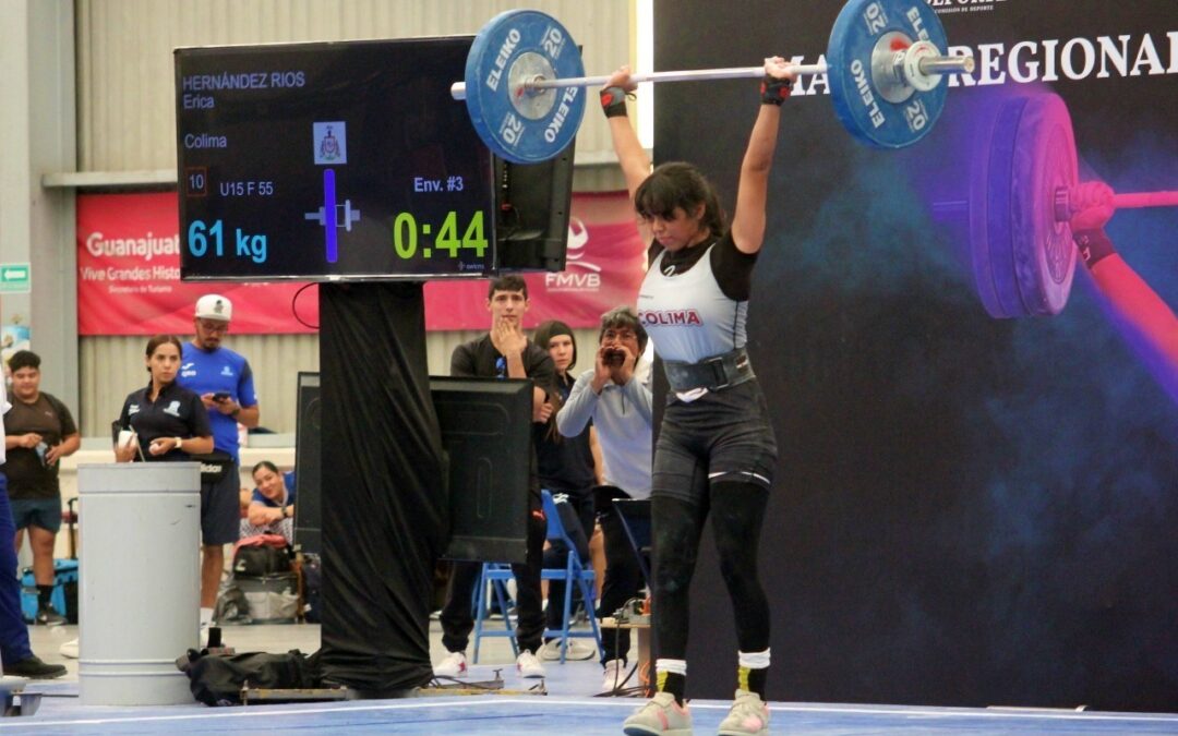 COLIMA ABRE PARTICIPACIÓN ESTE LUNES EN HALTEROFILIA DE LA OLIMPIADA NACIONAL CONADE, EN JALISCO