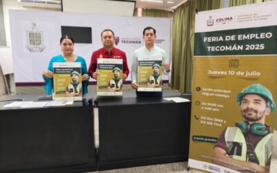 GOBIERNO DEL ESTADO DE COLIMA IMPULSA FERIA DE EMPLEO TECOMÁN 2025 CON MÁS DE 240 VACANTES