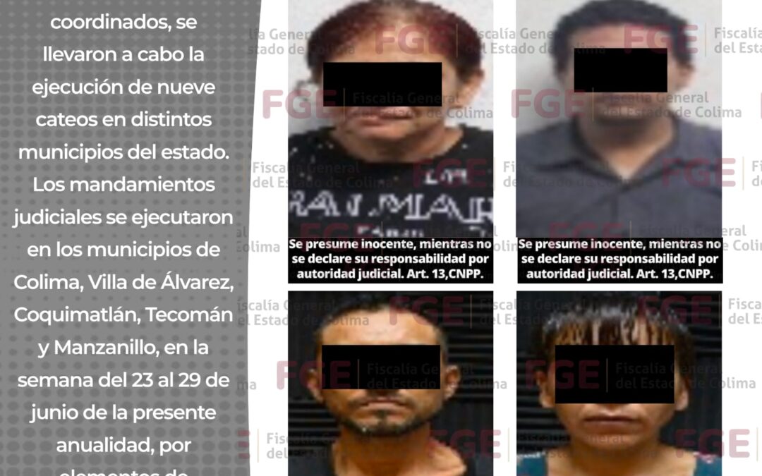 EN CATEOS, DECOMISAN MÁS DE 90 ENVOLTORIOS CON ICE Y CUATRO PERSONAS SON DETENIDAS