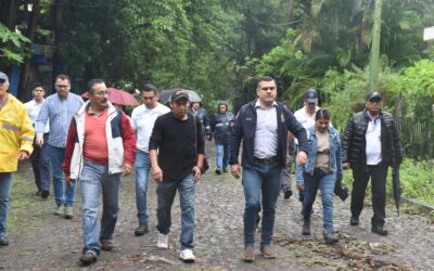 ANTE LAS LLUVIAS, EL PRESIDENTE RIULT RIVERA VERIFICA ZONAS DE RIESGO Y LLAMA A EXTREMAR PRECAUCIONES